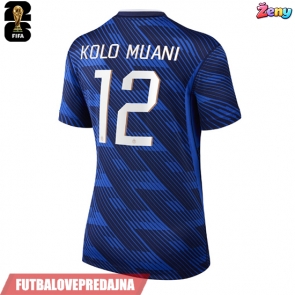 Lacne Ženy Futbalové dres Francúzsko Randal Kolo Muani #12 MS 2026 Krátky Rukáv - Domáci